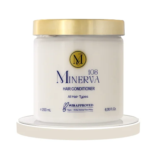 Minerva108 Cosmetics Vegan Hair Conditioner for all hair types